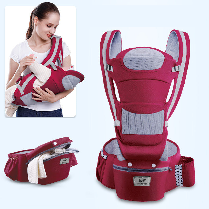 3 in 1 baby carrier front, back, and hip positions