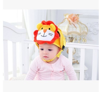 Baby Drop Protection Toddler Cartoon Breathable Safety Helmet