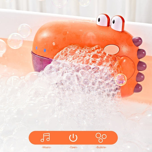 Baby bath bubble toy with music machine