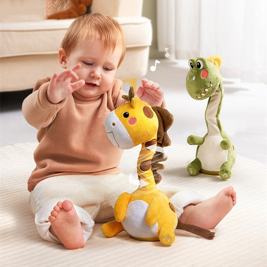 Interactive baby puzzle doll toy for early learning