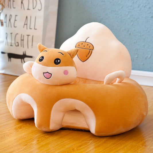 Plush cartoon cradle sofa chair for babies