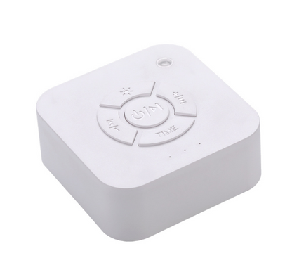 Sound machine with night light and timer settings
