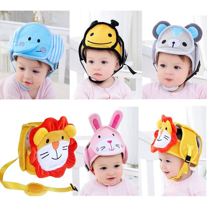 Toddler safety helmet with breathable soft padding