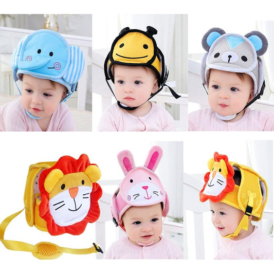 Toddler safety helmet with breathable soft padding